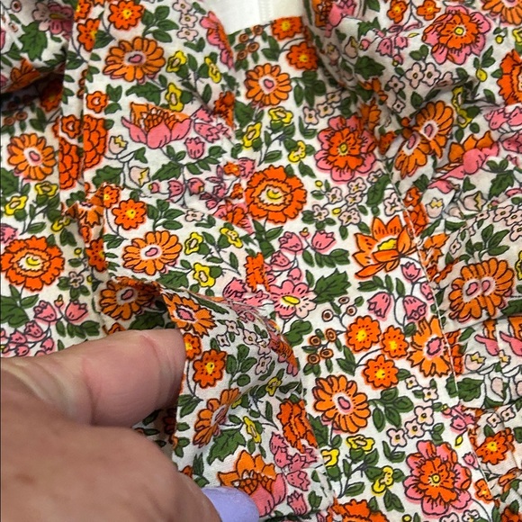 Elizabeth Wilson Floral Ruffle Women’s Blouse - Picture 5 of 9